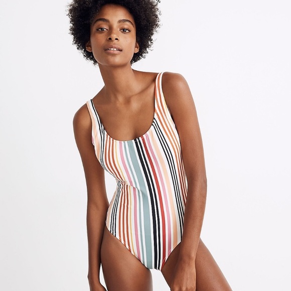 VGUC | Madewell | Second Wave Scoop Tank Swimsuit - Picture 1 of 13